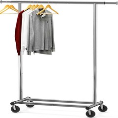 Heavy Duty Clothing Garment Rack, Holds Up to 150 lbs, 42 to 67 Inches Extend…