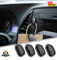 10pcs Mini Car Hooks Self-Adhesive Storage Holder for USB Cable Key, Accessories