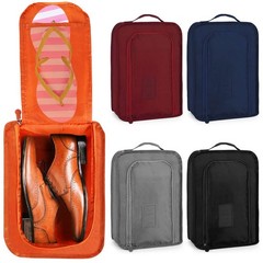 Waterproof Foldable Shoe Bag With Handle Travel Sports Gym Carry Case Storage