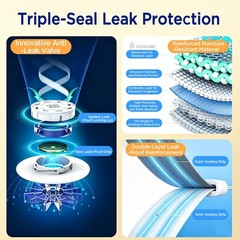 2x Vacuum Storage Bags Jumbo Cube Extra Large Vacuum Seal Bags Closet Organizer