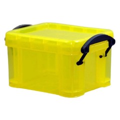 Mini Clear Plastic Storage Box with Locking Lid Portable Jewelry Container Case
