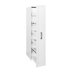 7 Tier multi-functional pull-out multi-tier storage Single-sided open shelf