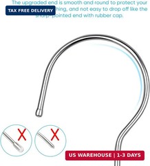 Fayleeko Stainless Steel Wire Hangers – 50 Pack Heavy Duty, Space Saving 16.5 in