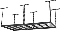 Overhead Garage Storage Rack — Adjustable Height, 96In.L X 48In.D X 23–37In.H