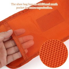 Waterproof Foldable Shoe Bag With Handle Travel Sports Gym Carry Case Storage