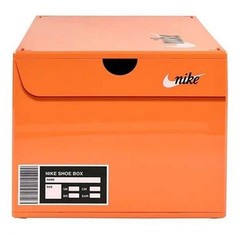 Nike Orange Plastic Shoe Box Storage Case One Piece Brand New Officially Asia