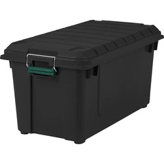 IRIS Storage Bin 21 Gal Plastic Heavy Duty Stackable Lockable Weatherproof Tote