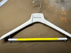SARTORIO NAPOLI 16.5 Inch ” COAT /JACKET RESIN HANGER SET 3, one suit hanger
