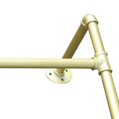 Metal Clothing Rack Dress Hanging Display Stand Home Storage Shelf Rack Gold NEW