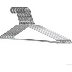 Silver Wire Hangers 20 Pack for Shirts Coats and Clothing Storage