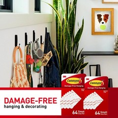 Command Small Refill Adhesive Strips, Damage Free Hanging Wall Adhesive Strips