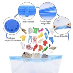 5/10 Pack Vacuum Storage Bags Space Saver Garment Seal Clothes Compression Bag