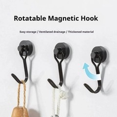 8 Pack Swivel Swing Magnetic Hook 30LBS Heavy Duty Magnetic Hooks Strong Magnet