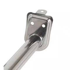 Design House Adjustable Closet Rod, Steel 65 In. to 120 In. L, Polished Chrome