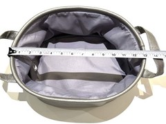 Decorative Faux Leather Basket Catchall Organizer Grey – 6x13x10.5”