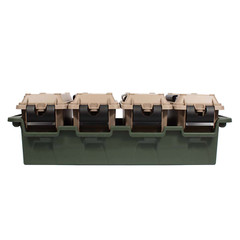 Greenmade Store-All Crate, Stackable, Water Resistant, Padlock Holes, 4-Pack New