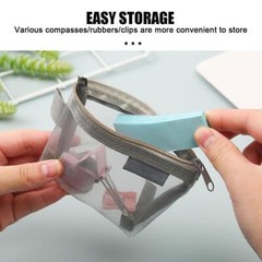 Mini Travel Toiletry Storage Cosmetic Bag Beauty Zip Makeup Organizer Pouch US