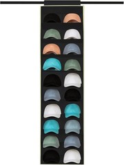 Tidy Zebra Hat Rack 20 Shelf Hanging Closet Organizer Cap Storage Display
