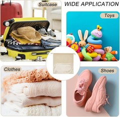 8 Pcs 17.7 x 17.7 Inches Non Woven Dust Bags for Handbags, Dustproof Drawstri…
