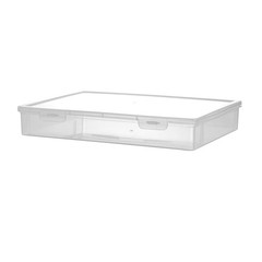 Plastic Storage Containers 12.8″L x 9.1″W x 2″H for A4 Letter File – Stackable