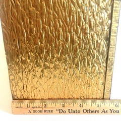 Vtg English Traditional Hammered Brass Magazine Holder Rack Record Stand GVC