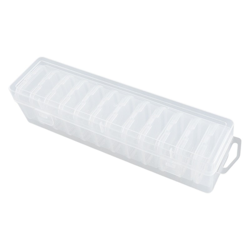 Compact Plastic Case Ideal for Storing Earplugs Jewelry and Office Supplies