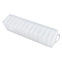 Compact Plastic Case Ideal for Storing Earplugs Jewelry and Office Supplies