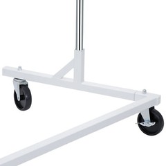 Heavy Duty Garment Rack Rolling Clothes Rack Collapsible Clothing Rack On Wheels