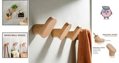 Sturdy Wall Mounted Hooks for Coats & Towels – Holds 5kg, Hassle-Free Install