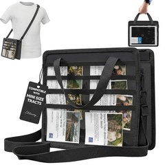 JW Magazine and Tract Holder, Field Service Supplies, 11×9 inches, Black
