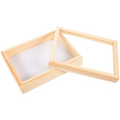 Insect Specimen Box Beige Plastic Rectangular Scientists 1Pack 7.1*5.3*2.2in
