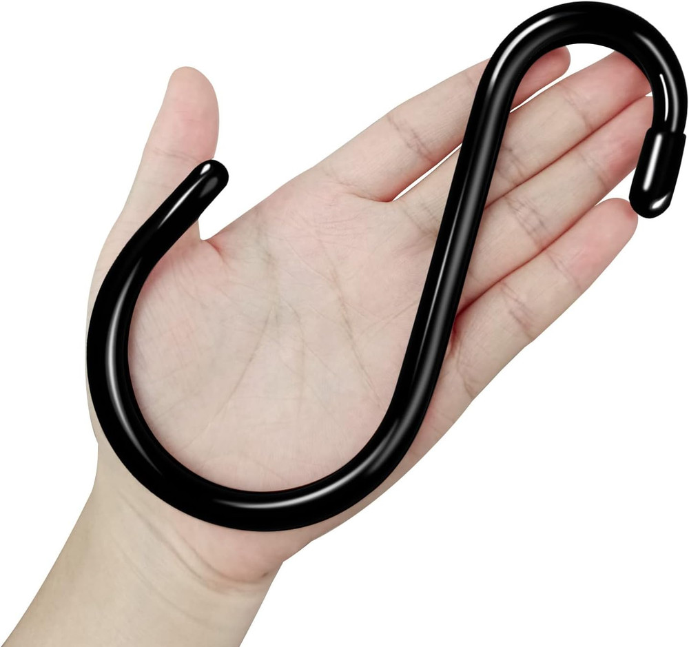 12 Pack 6In Heavy Duty Large S Hook Vinyl Coated S Hooks Hanging Plants 7mm