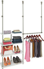 ® Maximizer™ Closet Accessory, Add Adjustable Storage Space, 4 Shelves, Double H