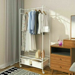 Heavy Duty Clothes Rail Rack Garment Hanging Display Stand Shoe Storage Shelves