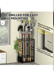 Garden Tool Organizer, Up 48 Long Handle Tool, Garage Storage and Organizatio…