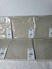 Set Of 6 Style Selections 10.5×10.5×11 inches Fabric Drawer BIN Beige