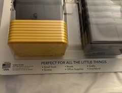 10 Pack Greenmade Mini Bins with Lids Stackable Storage Bins for Organizing