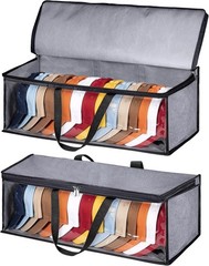 2 PCS Wide Hat Storage Baseball Caps Organizer W/ 2 Sturdy Handles Hat Racks