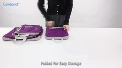 Compression Packing Cubes for Travel 6 Set Nylon Lightweight Luggage Organizer