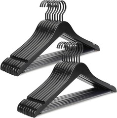 Premium Wooden Hangers Luxury Boutique Wood Hangers W/ Extra Thick Hook