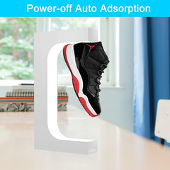 Levitating Shoe Display Stand with 360° Rotation & LED Lights – Premium Gift