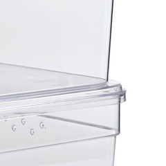 (2 pack) Mainstays Clear Glossy Plastic Small Closet Storage Shoe Organizer Shoe