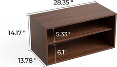 Stackable Storage with 2 Drawers, 28″ Wide Storage Bins for Closet Organizers