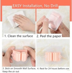 8Pack Mop Broom Holders Wall Mount Broom Gripper Hanger For Home Garage Storage