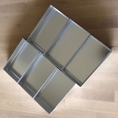 Rabanne Silver Organizing Tray – 3.25 x 6.25 – 10 pcs