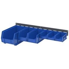 Akro-Mils 30632 Heavy Duty Wall Mount Garage Storage Steel Louvered Rail | Wall