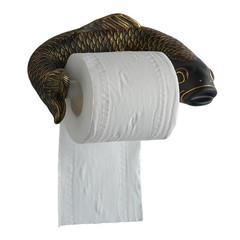 Decorative Toilet Paper Rack with Fish Shape Bathroom Accent