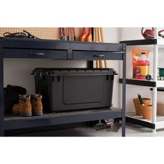 IRIS Storage Bin 21 Gal Plastic Heavy Duty Stackable Lockable Weatherproof Tote
