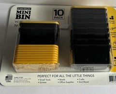 GreenMade Mini Storage Bins 10-pack Stackable Organizer Small Parts Tool Craft