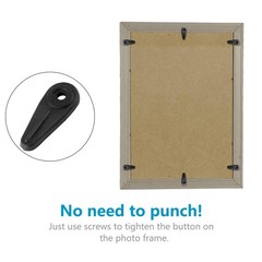100 PCS Picture Turn Button Fasteners, 100 Screws, Type 1, Frame Hardware, Clips